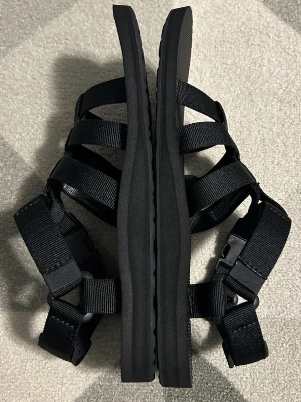 Teva Original Dorado Black Buckle Closure Sandals Outdoor Women's Size 10
